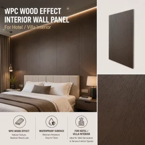 B1 Fire Retardant PVC Carbon Crystal Wall Panel Wood Wall Panel Interior Wall Paneling for Headboards Wall Panels