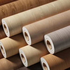 B1 Fireproof Certified Self Adhesive PVC Wallpaper 1.22x50m Durable Waterproof Soundproof Breathable Groove Living Room Bedroom