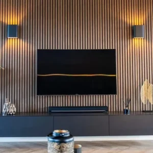 Bamboo Charcoal Fireproof WPC Wall Panels for Outdoor Kitchen Apartment Workshop & Commerce Use Modern Design