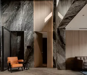 Bamboo Charcoal UV Marble Sheet Fireproof Waterproof Wall Panel for Living Room and Commercial Use