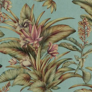 Beautiful Flower Wall Paper 1.06M PVC Floral Design Wallpaper