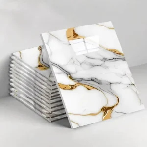 Bedroom Decoration Foam Wall Stickers Floral Marble Wall Covering Wall Panels Children’s Room Tile Stickers Tile Stickers