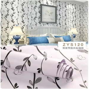 Bedroom Garden Flower Wallpaper European Style Living Room Background Wall Paper 3D PVC Wallpaper