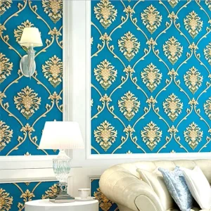Bedroom Garden Flower Wallpaper European Style Living Room Background Wall Paper 3D PVC Wallpaper