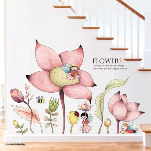 Bedroom Living Room 3D Eco friendly PVC Vinyl Wallpaper Sticker for Baby Nursery Home Decoration