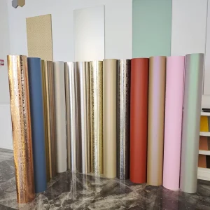 Bedroom Living Room Fireproof Modern Waterproof Eco friendly PETG PVC Wallpaper Roll 1.2x3m Decorative Film for Hotel Use