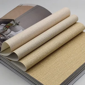 Bedroom PVC Vinyl Wallpaper Modern Fireproof Waterproof Wall Covering Durable for Hotel Villa Hospital OEM Customized