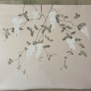 Bespoke Hand Painted Wall Mural Master Artist Custom Artwork for Luxury Villa Hotel Lobby & Exclusive Spaces