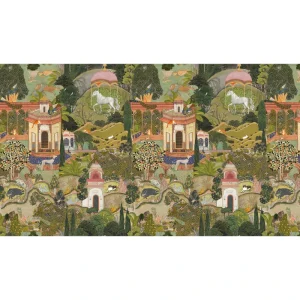 Bestselling Puy Garden Nanyang Retro French Moisture Proof Household Background Wallpaper Seamless Wall