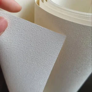 Blank White Wallpaper Rolls Canvas Texture Wallpaper Rolls 1.07m 1.27m Width Wallpaper Digital Printable Wallpaper