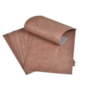Bread Vein Cork Leather Microfiber Backing Cork Fabric A5