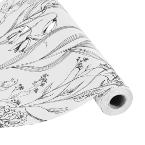 CHOOWIN Peel & Stick PVC Wallpaper Customizable Waterproof Moisture Proof for Rental Bedroom Dorm Bathroom Background Wall Decor