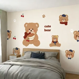 Cartoon Modern Mould-proof Wall Paper PVC Wall Panels for Baby Rooms