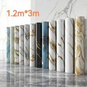 China Factory Home Decoration Wall Paper Self Adhesive Wallpaper 3D Wall Panels PET Foam Marble Wall Stickers