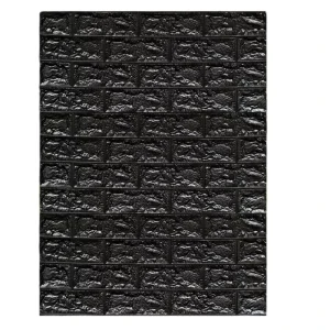 China Factory Waterproof Self Adhesive PVC 3D Foam Wallpaper