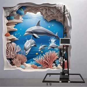 China Premium Wall Mural Printer Prices Wall and Floor All in One Printer