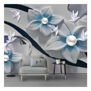 China Price Flower Wall Papers Murals Home Decor Wallpaper 3d Murals