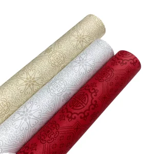 Chinese Style Floral Anti-static Classical Patterned Non Woven Smoke-Proof Living Room Wallpaper for Study Restaurant Background