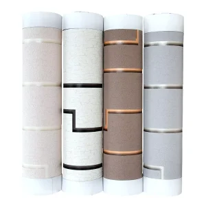 Chinese Style Geometric Wallpaper Bedroom Living Room Porch 3D Relief TV Background Wall Wallpaper