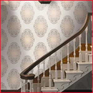 Classic European Design Floral Wallpaper Waterproof and Moisture-Proof Vinyl for KTV Bedroom and Living Room Decorative Paper
