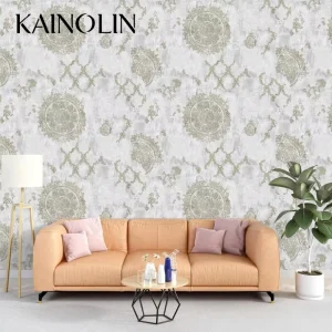 Classic Victorian Eco 3D Damask Wallpaper Mould Proof Textured Wall Decorations for Living Room Bedroom Kitchen Luxury Home