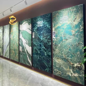 Classic WPC Material Wall Panels Boards Waterproof Fireproof PVC UV Marble For Interior Shower Decorative Cladding Panels