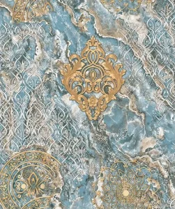 Classical Style Damask Sticker High Quality 3D Houses Papiers Peints Murals PVC Vinyl Wallcovering Rolls Wall Panels