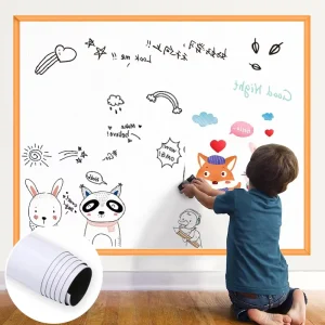 Classroom Writing Self-Adhesive Magic Wall Sticker Board Sticker White Blackboard Black or Green Kids Blackboard