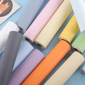 College Student Modern Simple Style PVC Decorative Dorm Room Wallpaper Roll Thickened Self Adhesive Privacy Hotel Glass