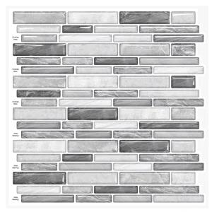 Colorful Brick Pattern Sticker Waterproof Kitchen Wall Sticker Strong Adhesive 3D Peel and Stick Tiles Home Wallpaper
