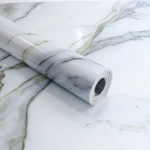 Commercial Grade White Wallpaper Waterproof Scratch Resistant Wall Stickers for Hotels