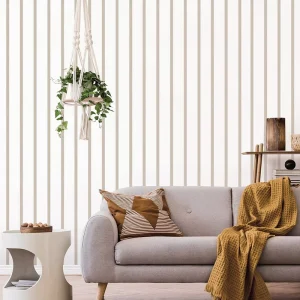 Contemporary Stripes Design PVC Wall Paper Wallpaper Home Decor