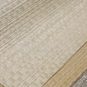 Contract Geometric Texture Fireproof Mold Resistant 54 Inch Hotel Project Wallpaper PVC Wallcovering Fabric Backed Vinyl