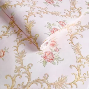 Countryside Bedroom 3D Floral Wallpaper Living Room Hotel Apartment Background Wall Non woven Wallpaper