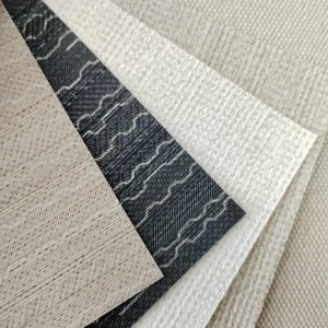 Cross Base Fabric Functional Wall Paper Vinyl Wallcoverings
