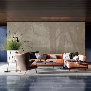 Custom 3D Embossed Waterproof Eco Friendly Paper Modern Fireproof Wall Mural Wallpaper Bedroom Living Room Wall Art Painting