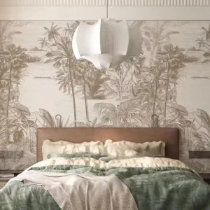 Custom 3D Floral Natural Scenery Wallpaper Waterproof Paper Fabric Mural for Bedroom Living Room Gym Home Decoration
