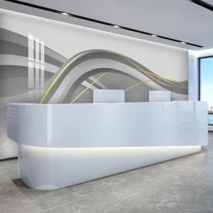 Custom 3D Modern Luxury Line Grey Gilding Marble Decor Film Wallpaper Hotel Living Room TV Sofa Background Waterproof Mural