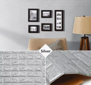 Custom Colors Self-adhesive Wall Sticker 3D Wallpaper for Wall Decoration