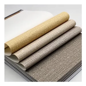 Custom European Design Textured PVC Wallcovering Home Waterproof Wall Decorative Vinyl Wallpaper For Hotel Living Room