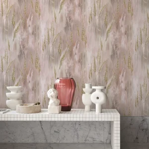 Custom Flower and 3D PVC Wallpaper for Suitable Your Market