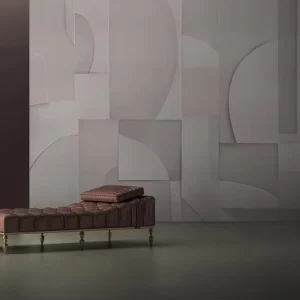 Custom Luxury 3D Geometric Relief Waterproof Wall Paper Grey Abstract Modern Design Wallpapers for Bedroom Living Room Home