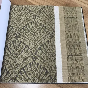 Custom Luxury Texture Wall Decor Flame Retardant Background Textile Cloth Wallcovering Wallpaper
