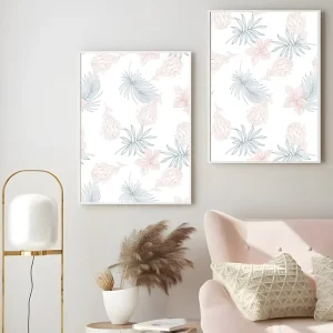 Custom Modern Floral PVC Peel Stick Wallpapers Moisture-Proof Entertainment Living Room Apartment Outdoor Interiors Model