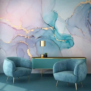 Custom Modern Geometric Waterproof 3D Wallpaper Living Room Home Mural Decor for Hotel Apartment