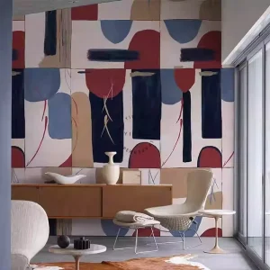 Custom Modern Simple Geometric Abstract Wallpaper for Wallpaper Home Bedroom Decoration