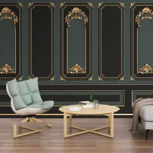 Custom Mural Photo Wall Paper 3D Non woven Embossed Wallpaper Living Room TV Background Decor