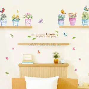 Custom PVC Bedroom Wallpaper Decoration Sticker Toy Stickers for Kids’ Room Decor