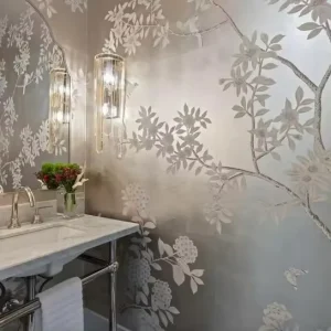 Custom Pattern Gold Paper 3D Mural Luxury Art Wall Decor Easy DIY Installation for Living Room Bedroom Personalized Home