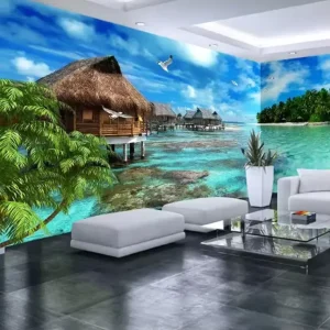 Custom Peel and Stick Self Adhesive Wall Papers Mural Sticker Wallpaper for Living Room Bedroom Customized Wall Mural
